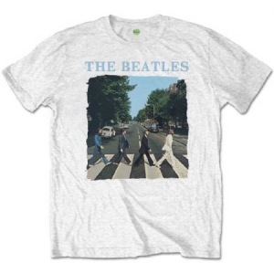The beatles - The Beatles Unisex Tee: Abbey Road & Logo (Retail Pack) i gruppen MERCH / Test-Tshirts hos Bengans Skivbutik AB (3833930r)