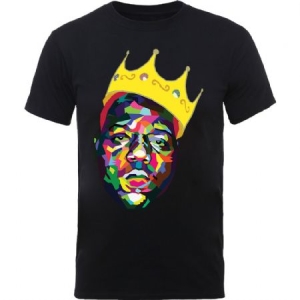 The Notorious B.I.G. - Biggie Smalls Unisex Tee: Crown  i gruppen MERCH / T-Shirt / Sommar T-shirt 23 hos Bengans Skivbutik AB (3833945r)