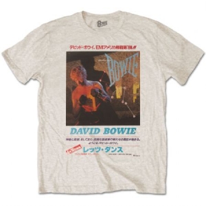 David Bowie - Japanese Text Uni Sand    i gruppen MERCHANDISE / T-shirt / Pop-Rock hos Bengans Skivbutik AB (3833997r)