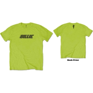Billie Eilish - Racer Logo & Blohsh Uni Lime Green    i gruppen MERCH / T-Shirt / Rockoff_Nya April24 hos Bengans Skivbutik AB (3835671r)