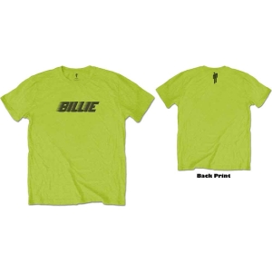 Billie Eilish - Racer Logo & Blohsh Uni Lime Green    i gruppen MERCHANDISE / T-shirt / Pop-Rock hos Bengans Skivbutik AB (3835671r)