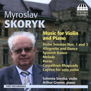 Skoryk - Music For Violin & Piano i gruppen Externt_Lager / Naxoslager hos Bengans Skivbutik AB (3837598)