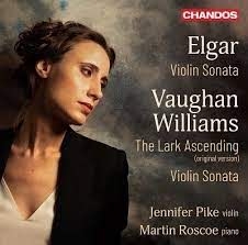 Elgar Edward Vaughan Williams Ra - Violin Sonatas & The Lark Ascending i gruppen Externt_Lager / Naxoslager hos Bengans Skivbutik AB (3838205)