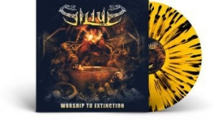 Silius - Worship To Extinction (Yellow/Black i gruppen VINYL / Hårdrock/ Heavy metal hos Bengans Skivbutik AB (3840081)