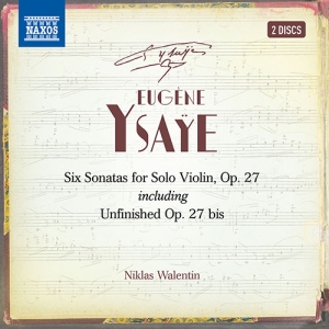 Ysaÿe Eugène - Six Sonatas For Solo Violin, Op. 27 i gruppen Externt_Lager / Naxoslager hos Bengans Skivbutik AB (3840330)