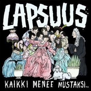 Lapsuus - Kaikki Menee Mustaksi (White Vinyl) i gruppen VINYL / Finsk Musik,Pop-Rock hos Bengans Skivbutik AB (3840744)