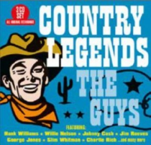 Blandade Artister - Country Legends - Guys i gruppen CD / Country hos Bengans Skivbutik AB (3846207)