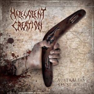 Malevolent Creation - Australian Onslaught i gruppen VINYL / Hårdrock hos Bengans Skivbutik AB (3847259)
