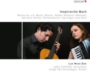 Various - Inspiración Bach - Works By Bach, N i gruppen Externt_Lager / Naxoslager hos Bengans Skivbutik AB (3848662)