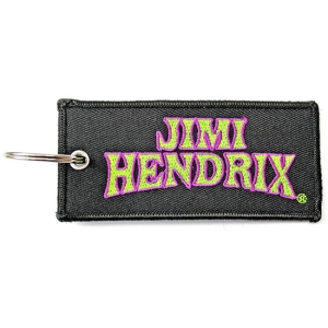 Jimi Hendrix - Keychain: Arched Logo i gruppen MERCHANDISE / Nyckelring / Pop-Rock hos Bengans Skivbutik AB (3880824)