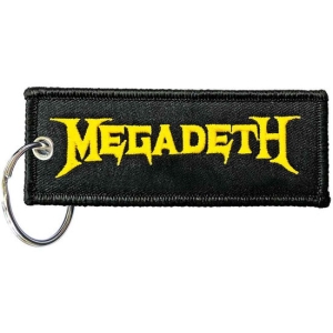 Megadeth - Keychain: Logo (Double Sided) i gruppen MERCHANDISE / Nyckelring / Hårdrock hos Bengans Skivbutik AB (3880839)