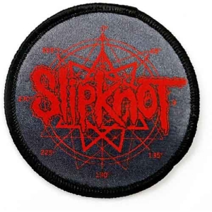 Slipknot - Logo & Nonagram Printed Patch i gruppen MERCHANDISE / Tygmärke / Hårdrock hos Bengans Skivbutik AB (3880863)