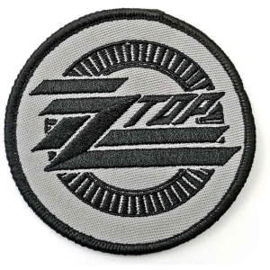 Zz Top - Circle Logo Woven Patch i gruppen MERCHANDISE / Merch / Hårdrock hos Bengans Skivbutik AB (3880868)