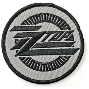 Zz Top - Circle Logo Woven Patch i gruppen MERCHANDISE / Tygmärke / Hårdrock hos Bengans Skivbutik AB (3880868)
