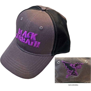 Black Sabbath - Wavy Logo Char/Bl Baseball C i gruppen ÖVRIGT / Merchandise hos Bengans Skivbutik AB (3881292)