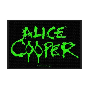 Alice Cooper - Logo Standard Patch i gruppen MERCHANDISE / Tygmärke / Hårdrock hos Bengans Skivbutik AB (3881353)