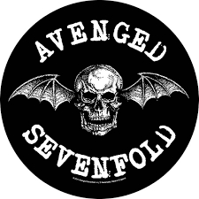 Avenged Sevenfold - BACK PATCH: DEATH BAT i gruppen ÖVRIGT / Merch Tygmärke hos Bengans Skivbutik AB (3881668)