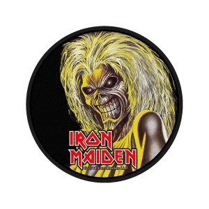 Iron Maiden - Killers Face Retail Packaged Patch i gruppen MERCHANDISE / Merch / Hårdrock hos Bengans Skivbutik AB (3882136)