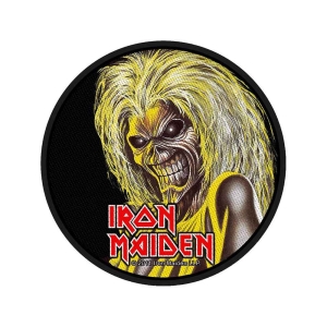 Iron Maiden - Killers Face Retail Packaged Patch i gruppen MERCHANDISE / Tygmärke / Hårdrock hos Bengans Skivbutik AB (3882136)