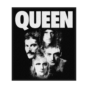 Queen - Faces Retail Packaged Patch i gruppen MERCHANDISE / Tygmärke / Pop-Rock hos Bengans Skivbutik AB (3882143)