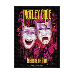 Motley Crue - Theatre Of Pain Standard Patch i gruppen ÖVRIGT / Merchandise hos Bengans Skivbutik AB (3882158)