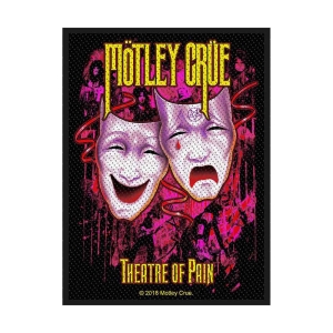 Motley Crue - Theatre Of Pain Standard Patch i gruppen MERCHANDISE / Tygmärke / Hårdrock hos Bengans Skivbutik AB (3882158)