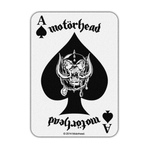 Motorhead - Ace Of Spades Card Standard Patch i gruppen MERCHANDISE / Merch / Hårdrock hos Bengans Skivbutik AB (3882160)