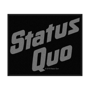 Status Quo - Logo Standard Patch i gruppen MERCHANDISE / Tygmärke / Pop-Rock hos Bengans Skivbutik AB (3882166)