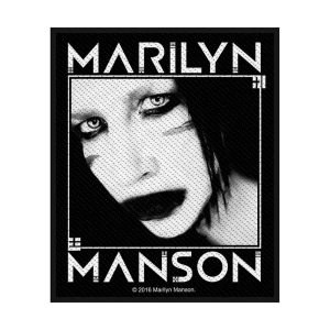 Marilyn Manson - Villain Standard Patch i gruppen MERCHANDISE / Merch / Hårdrock hos Bengans Skivbutik AB (3882168)