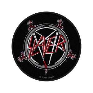Slayer - Pentagram Standard Patch i gruppen MERCHANDISE / Tygmärke / Hårdrock hos Bengans Skivbutik AB (3882170)