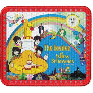 The Beatles - Stars Border Woven Patch i gruppen MERCHANDISE / Tygmärke / Pop-Rock hos Bengans Skivbutik AB (3882173)