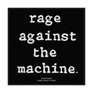 Rage Against The Machine - Logo Standard Patch i gruppen MERCHANDISE / Tygmärke / Hårdrock hos Bengans Skivbutik AB (3882191)
