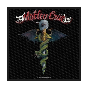 Motley Crue - Dr Feelgood Standard Patch i gruppen MERCHANDISE / Tygmärke / Hårdrock hos Bengans Skivbutik AB (3882194)