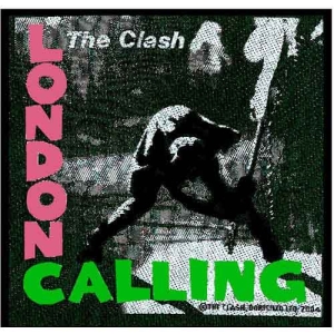 The Clash - London Calling Standard Patch i gruppen MERCHANDISE / Merch / Punk hos Bengans Skivbutik AB (3882202)