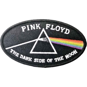Pink Floyd - Dsotm Oval Woven Patch i gruppen MERCHANDISE hos Bengans Skivbutik AB (3882206)