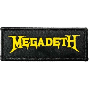Megadeth - Logo Woven Patch i gruppen MERCHANDISE / Tygmärke / Hårdrock hos Bengans Skivbutik AB (3882211)