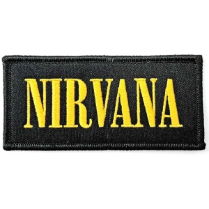 Nirvana - Logo Woven Patch i gruppen MERCHANDISE / Tygmärke / Hårdrock hos Bengans Skivbutik AB (3882214)