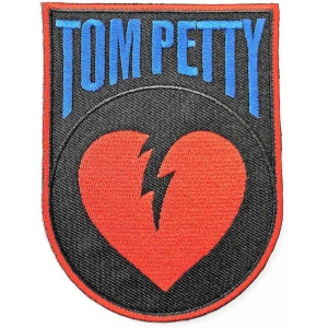 Tom Petty - Heart Break Woven Patch i gruppen MERCHANDISE / Tygmärke / Pop-Rock hos Bengans Skivbutik AB (3882216)