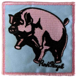 Pink Floyd - Animals Pig Woven Patch i gruppen MERCHANDISE / Tygmärke / Pop-Rock hos Bengans Skivbutik AB (3882219)