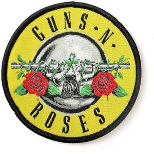 Guns N Roses - Classic Circle Logo Woven Patch i gruppen MERCHANDISE / Tygmärke / Hårdrock hos Bengans Skivbutik AB (3882221)