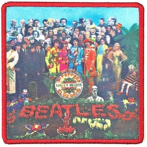 The Beatles - Sgt. Pepper's... Woven Patch i gruppen MERCHANDISE / Merch / Pop-Rock hos Bengans Skivbutik AB (3882225)
