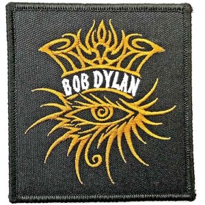 Bob Dylan - Eye Icon Woven Patch i gruppen MERCHANDISE / Tygmärke / Pop-Rock hos Bengans Skivbutik AB (3882227)