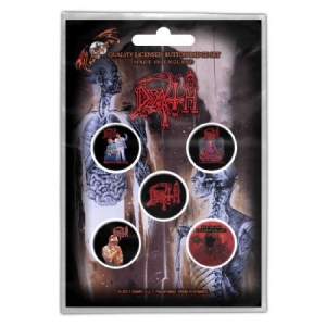 Death - BUTTON BADGE PACK: ALBUMS (RETAIL PACK) i gruppen MERCHANDISE / Pin-Button Badge / Hårdrock hos Bengans Skivbutik AB (3882362)