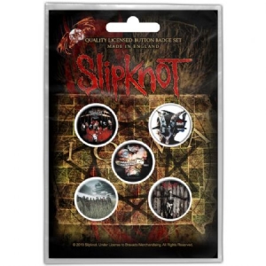 Slipknot - BUTTON BADGE PACK: ALBUMS (RETAIL PACK) i gruppen Kampanjer / BlackFriday2020 hos Bengans Skivbutik AB (3882368)