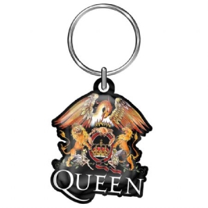 Queen - Keychain: Crest (Die-cast Relief) i gruppen MERCHANDISE / Nyckelring / Pop-Rock hos Bengans Skivbutik AB (3882429)