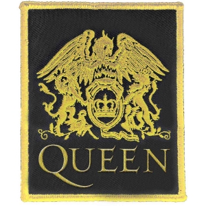 Queen - Classic Crest Woven Patch i gruppen MERCHANDISE / Tygmärke / Pop-Rock hos Bengans Skivbutik AB (3888187)