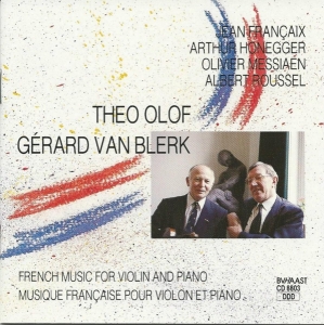 Theo Olof - French Music For Violin And Piano i gruppen CD / Pop-Rock,Övrigt hos Bengans Skivbutik AB (3897644)
