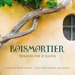 Boismortier Joseph Bodin De - Sonatas For 2 Flutes i gruppen Externt_Lager / Naxoslager hos Bengans Skivbutik AB (3903818)