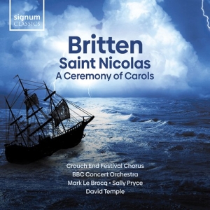 Britten Benjamin - Saint Nicolas A Ceremony Of Carols i gruppen Externt_Lager / Naxoslager hos Bengans Skivbutik AB (3904252)