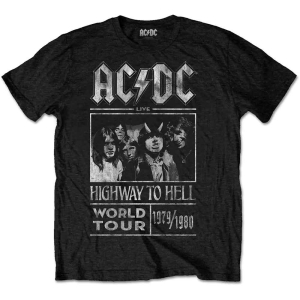 Ac/Dc - Highway To Hell World Tour 1979/80 Uni B i gruppen MERCH / T-Shirt / Rockoff_Nya April24 hos Bengans Skivbutik AB (3907209r)